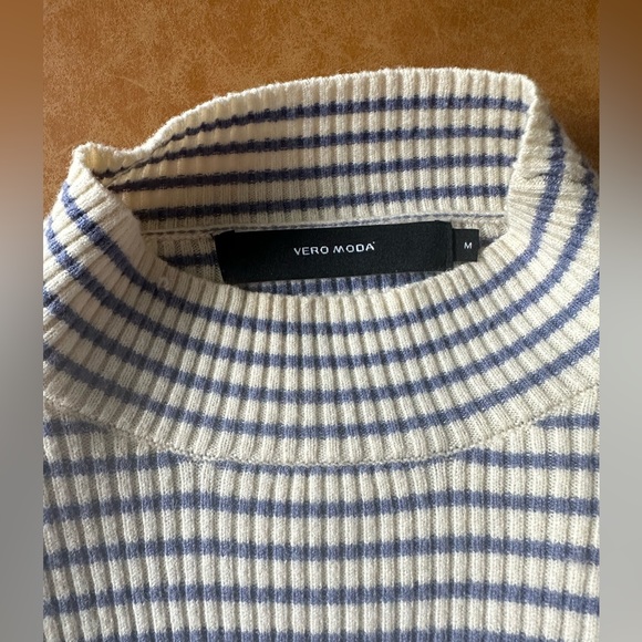 Vero moda - blue striped turtle neck - Picture 4 of 4